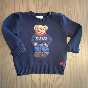 Ralph Lauren Polo Bear Sweater size 24M